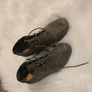 Grey boots size 7